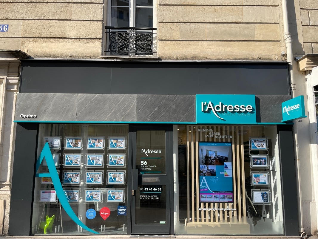 Agence immobili re l Adresse Paris 12 l Adresse